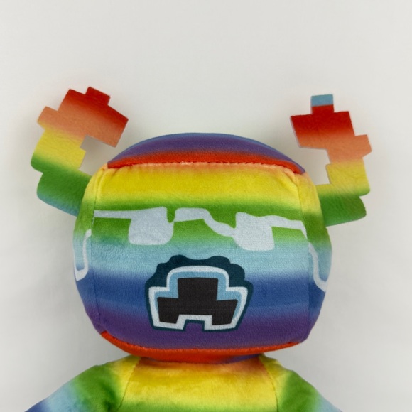 Minecraft Rainbow Axolotl Plush 10” - Picture 3 of 7